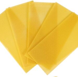 PACK 10 LÁMINAS DE CERA DE MIEL PURA ABEJA