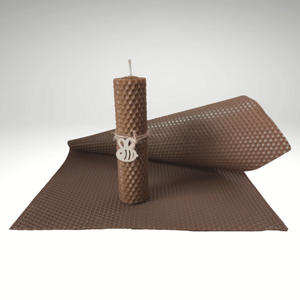 LÁMINA DE CERA DE ABEJA-MARRÓN