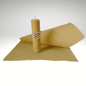 LÁMINA DE CERA DE ABEJA-MIEL PURA