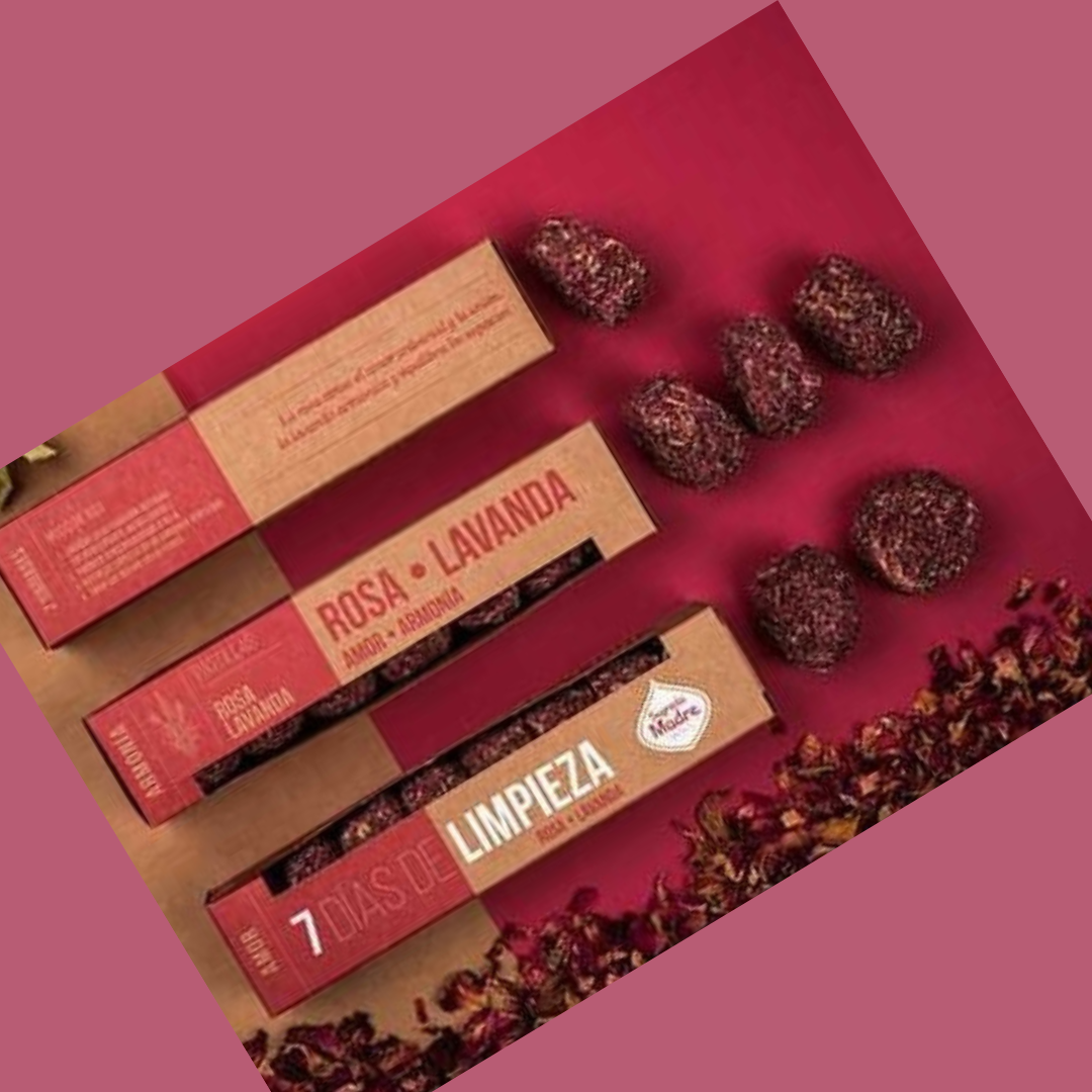 Pastillas 7 días de limpieza ROSA-LAVANDA (PAZ, ARMONÍA)