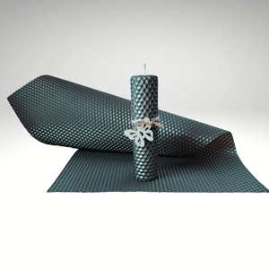 LÁMINA DE CERA DE ABEJA- GRAFITO (PLATA)