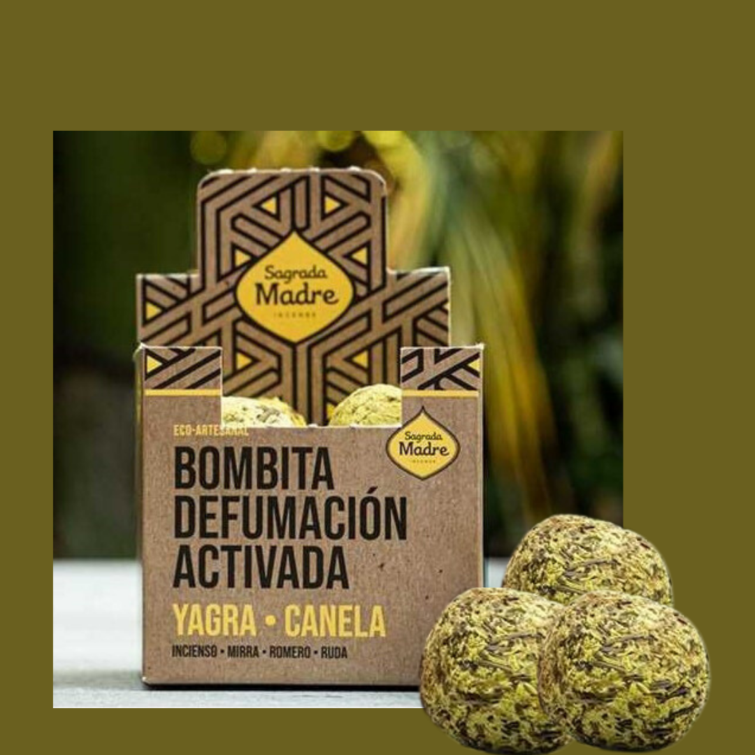 Bombita Defumación Yagra y Canela-PROSPERIDAD Y ABUNDANCIA