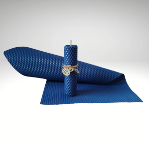 LÁMINA DE CERA DE ABEJA-AZUL OSCURO