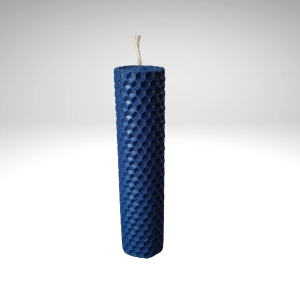 VELA DE MIEL AZUL MARINO