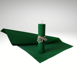 LÁMINA DE CERA DE ABEJA-VERDE OSCURO