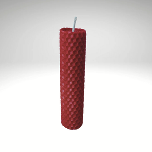 VELA DE MIEL COLOR ROJO