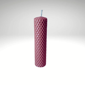 VELA DE MIEL COLOR ROSA